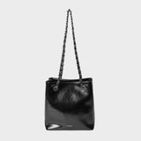 GISELLE Chain Leather Shoulder Bag