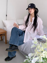 TUCK BALLOON JEANS (2C)