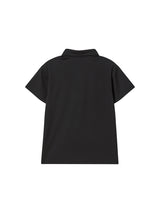 レーシングピケポロシャツ (BLACK)