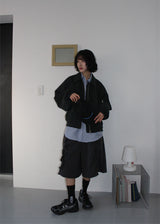 POCKET SUEDE BLOUSON