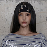 FF アイレットヘアバンド (ブラック) F25ZE034