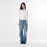 ベーシックUネックTシャツ 002
