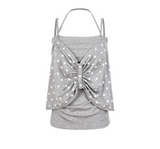 Elina Bow Draped Top