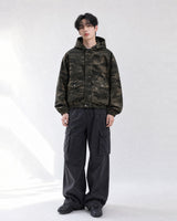(UNISEX) Over Cotton Hooded Jacket