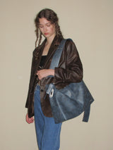 [FITB X Dasha] D. Wide Strap Bag (blue)