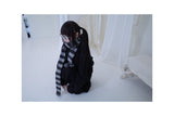 Bonju double half hood coat (2color)