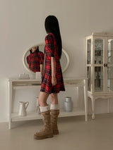 woolen long boots