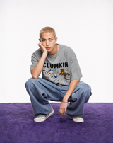 クレイジーホースグラフィックTシャツ (GRAY)