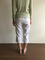 Over-banded Capri Pants (3color)