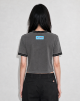 レオパードリンガーTシャツ(CHARCOAL/CHARCOAL) [WOMEN]