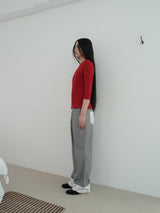 チェックレースパンツ (GREY)