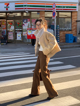 [MADE] [Wool Napping] Winter Warm Long Bootcut Slacks