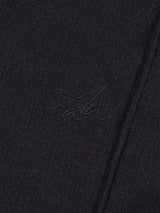 WARM CROP HOODIE_Black