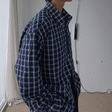 ASCLO カレッジリネンチェックシャツ (2color)