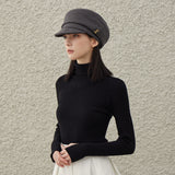 VA Stud Balloon Bellboy Cap / Black