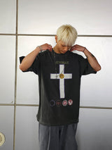 VENTIQUE マイケルスメイルTシャツ 2color