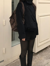 Mate High Neck Double Jacket (2 colors)