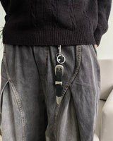レザーベルトキーリング