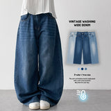 summer jeans 🤍 basic item spandex wide denim pants (3 colors)