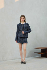COMELY TWEED JACKET / BLACK
