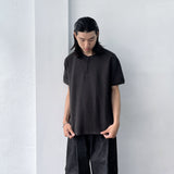 ワッフル ヘンリー リラックスド Tシャツ