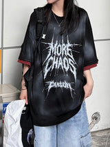 chaos layered short sleeve t-shirt