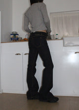 DEEP SLIM BOOTS CUT DENIM