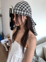 CHECK HAIR SCARF (2C)