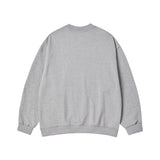 25SS インクスタンプロゴスウェットシャツ メランジ