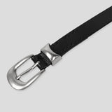 Flower eyelet rivet belt -1C