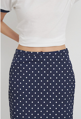 Darlene Mid Skirt Navy