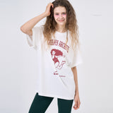 スナップルーズフィットTシャツ White