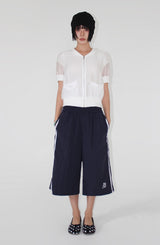 BACK BUTTON SLIT TEE