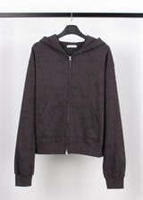 CAMO HOOD ZIP-UP