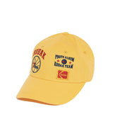 EMBROIDERY POINT BALL CAP【YELLOW】