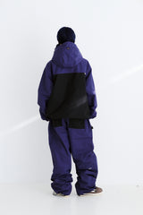 STITCH BOX WIDE TRACK PANTS PURPLE