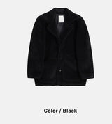 [Unisex] ヌオイカラファーコート(2color)