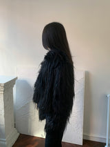 Winter Halo Long Hair Collar Fur Jacket