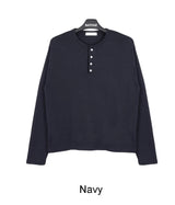 パラ ソフト ヘンリー ネック ロング スリーブ Tシャツ