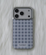 Check Gray Silver Epoxy Case