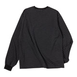 Untitled Starrynight Small Stripe Long Sleeve BLack Chacoal