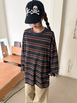 マルチストライプボクシーT