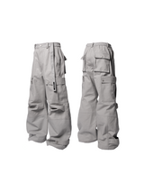 24AW ザクリサリステンスミューズツートンウォーカーガンメタルパンツ