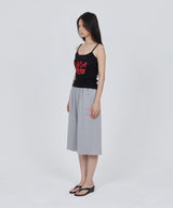 CONY CALL OUT BABY RIB TANK TOP / BLACK