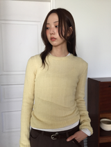 セカンド スキン ニット(9color)