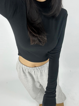 (SPECIAL PLANNED PRICE❤LONG & SHORT❤5 COLORS❤) GLAMOUR SLIM-FIT STRETCH LONG-SLEEVE TURTLE-NECK TOP