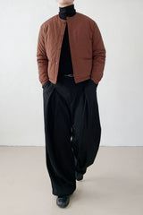 RELAX PADDING JACKET CHOCOBROWN