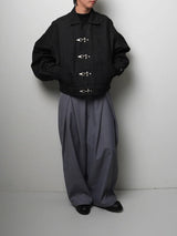 JT8 Denim Clasped Fireman Jacket
