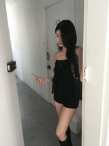 chiffon sleeveless blouse