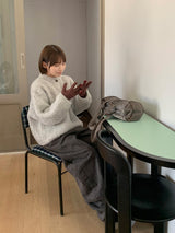 Pundero Wool Stripe Knit Gloves